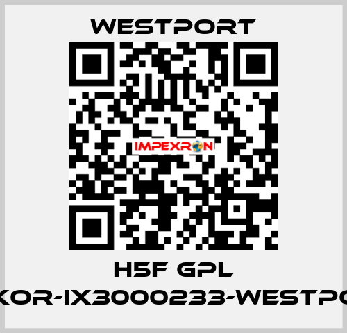 H5F GPL RAKOR-IX3000233-WESTPORT WESTPORT