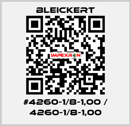 #4260-1/8-1,00 / 4260-1/8-1,00 Bleickert