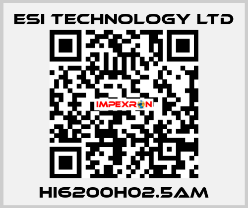 HI6200H02.5AM ESI Technology Ltd