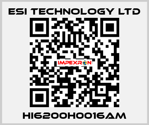HI6200h0016AM ESI Technology Ltd