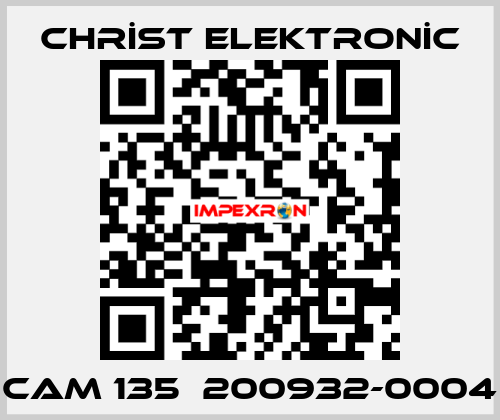 CAM 135  200932-0004 CHRİST ELEKTRONİC