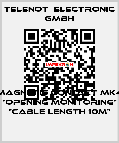 Magnetic Contact MK4 "Opening Monitoring" "Cable length 10m" Telenot  Electronic GmbH