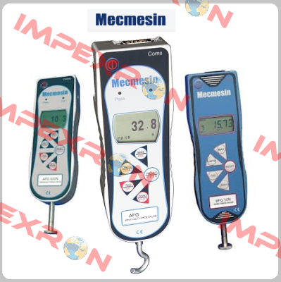 Calibration certificate for CFG Mecmesin