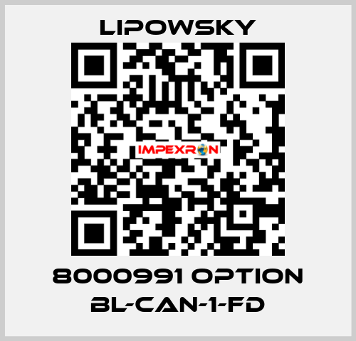 8000991 Option BL-CAN-1-FD Lipowsky