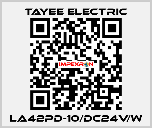 LA42PD-10/DC24V/W Tayee Electric