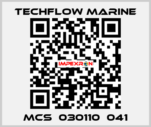 MCS‐030110‐041 Techflow Marine