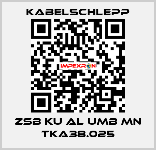 ZSB KU AL UMB MN TKA38.025 KabelSchlepp