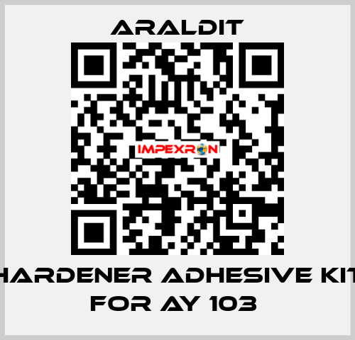 Hardener adhesive kit for AY 103  Araldit