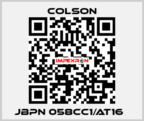 JBPN 058CC1/AT16   Colson
