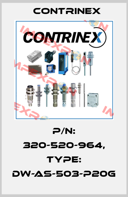 p/n: 320-520-964, Type: DW-AS-503-P20G Contrinex