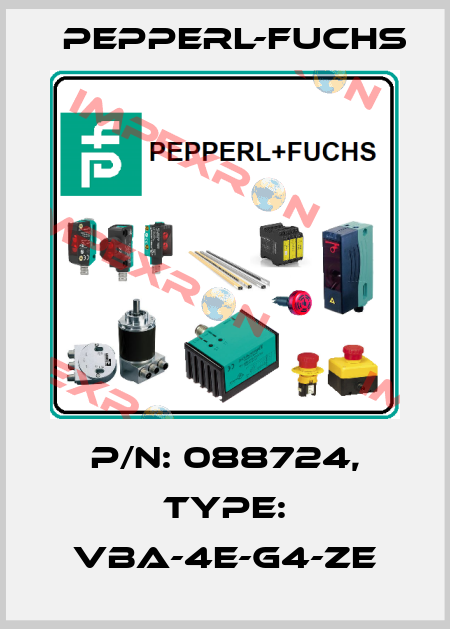 p/n: 088724, Type: VBA-4E-G4-ZE Pepperl-Fuchs
