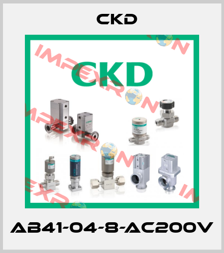 AB41-04-8-AC200V Ckd