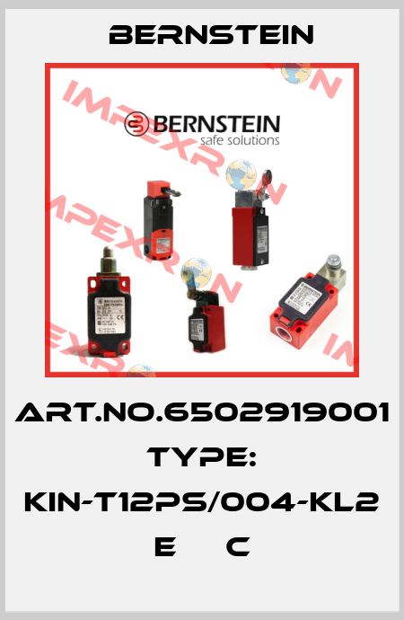 Art.No.6502919001 Type: KIN-T12PS/004-KL2      E     C Bernstein