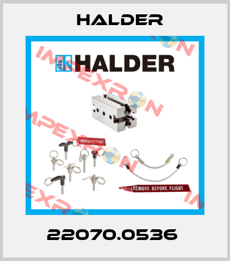 22070.0536  Halder