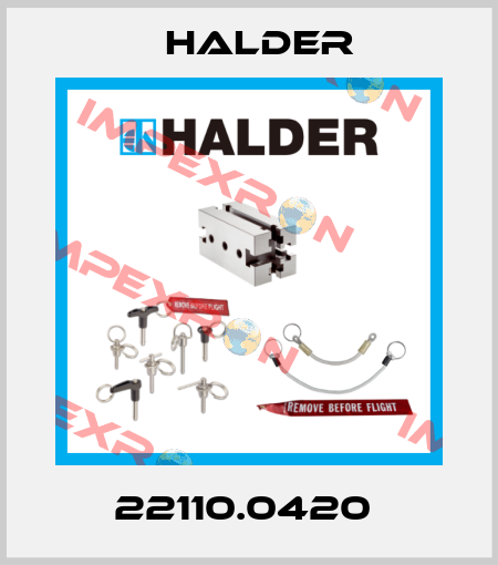 22110.0420  Halder