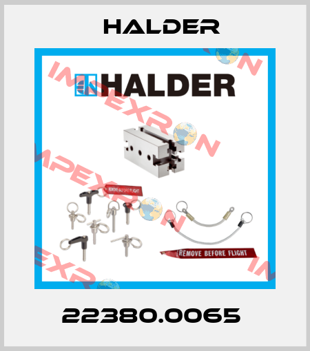 22380.0065  Halder