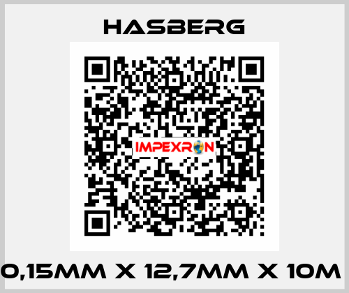 0,15MM X 12,7MM X 10M  Hasberg