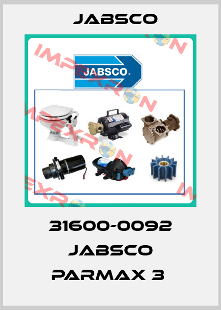31600-0092 JABSCO PARMAX 3  Jabsco