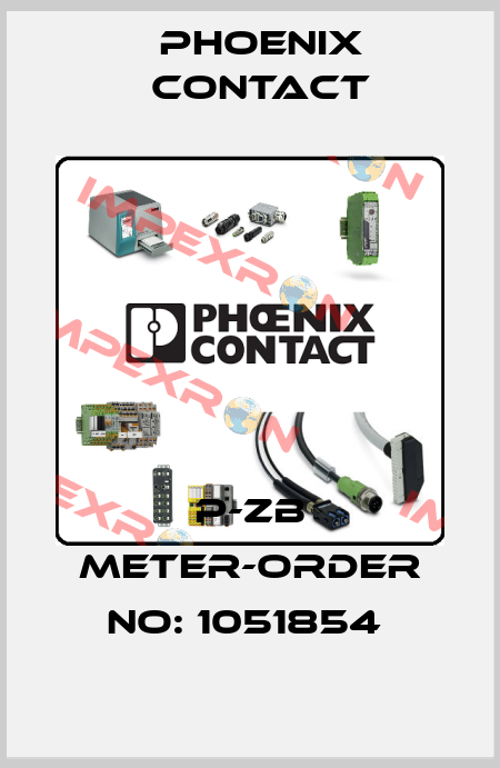 P-ZB METER-ORDER NO: 1051854  Phoenix Contact