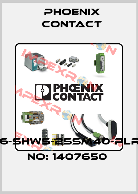 HC-EVO-B16-SHWS-2SSM40-PLRBK-ORDER NO: 1407650  Phoenix Contact