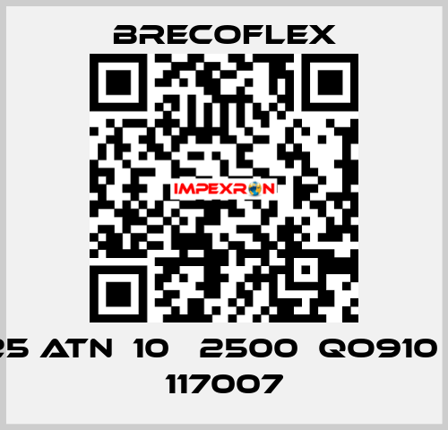 25 ATN  10   2500  QO910     117007 Brecoflex