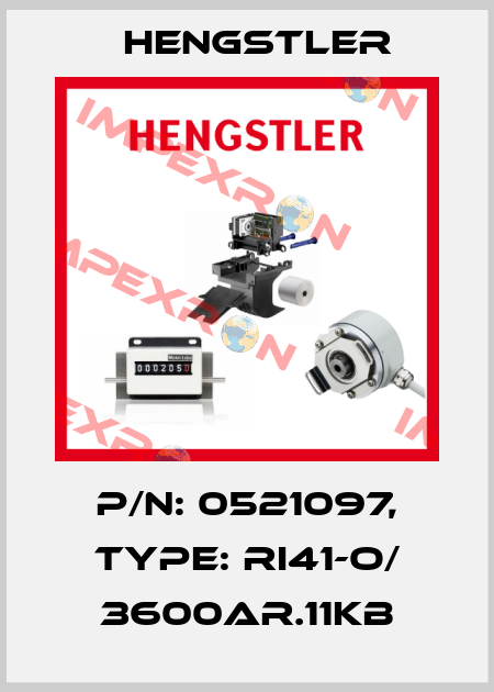 p/n: 0521097, Type: RI41-O/ 3600AR.11KB Hengstler