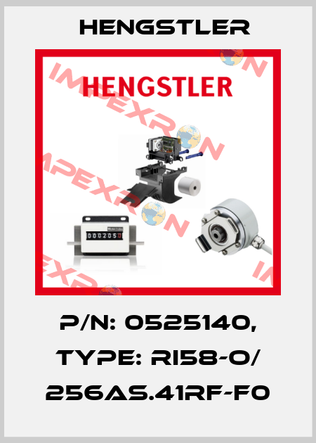 p/n: 0525140, Type: RI58-O/ 256AS.41RF-F0 Hengstler
