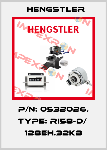 p/n: 0532026, Type: RI58-D/  128EH.32KB Hengstler