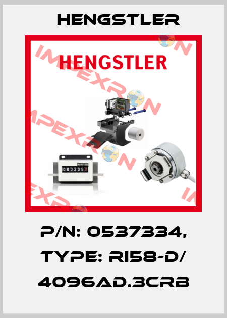 p/n: 0537334, Type: RI58-D/ 4096AD.3CRB Hengstler