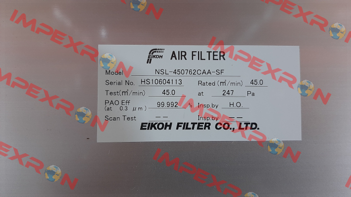 NSL-450762CAA-SF Eikoh Filter