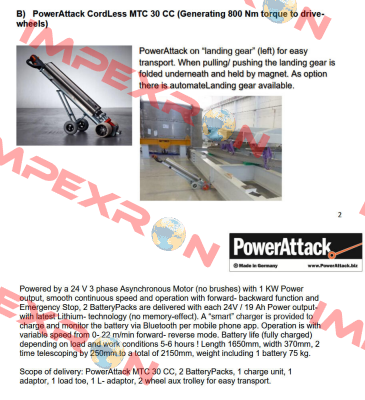 MTC 30 CC PowerAttack