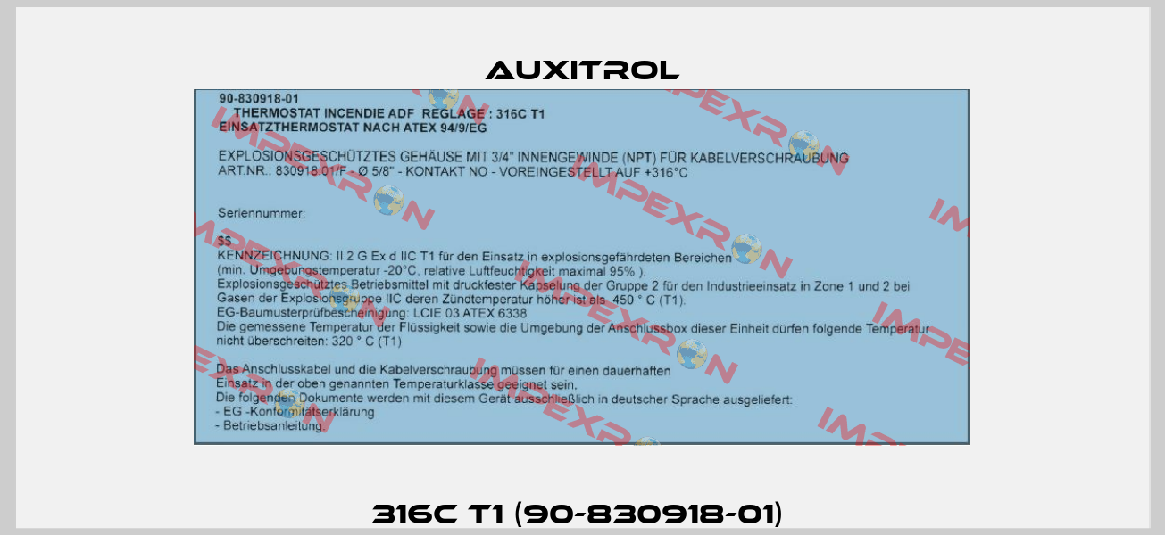 316C T1 (90-830918-01)  AUXITROL