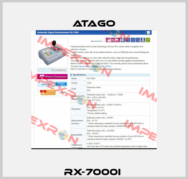 RX-7000i  ATAGO