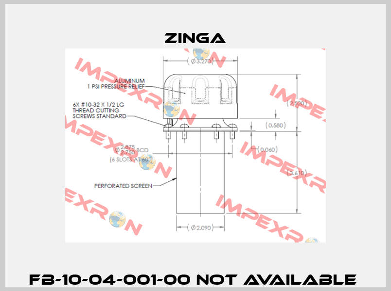 FB-10-04-001-00 not available  Zinga