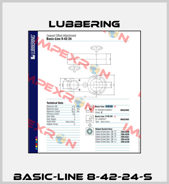 Basic-Line 8-42-24-S  Lubbering