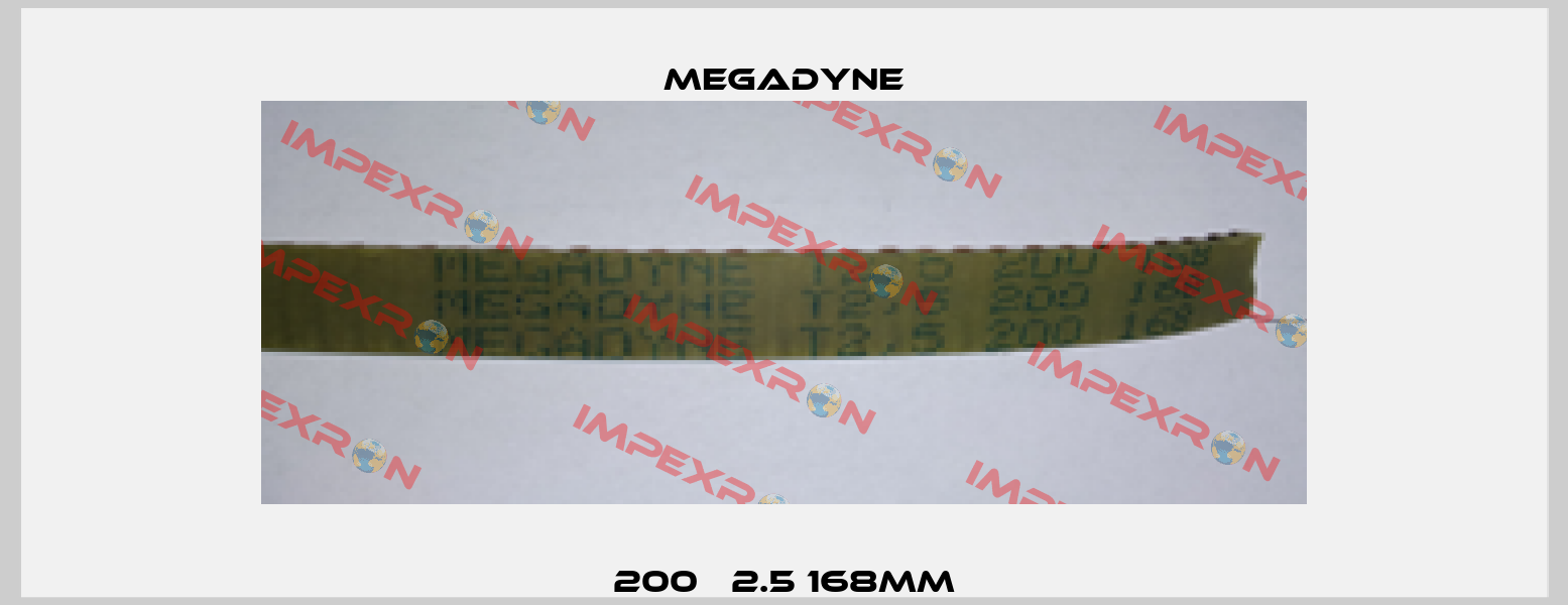200 Т2.5 168mm Megadyne