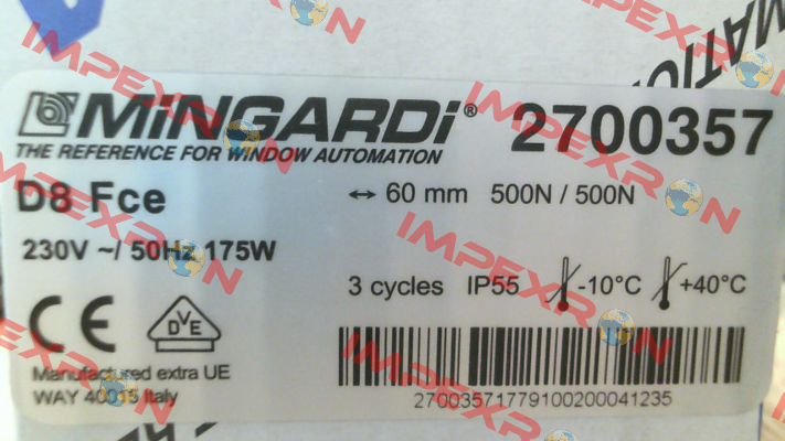 2700357 Mingardi