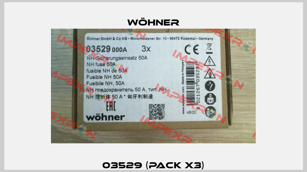 03529 (pack x3) Wöhner