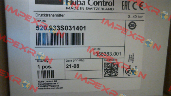 520.933S031401 Huba Control