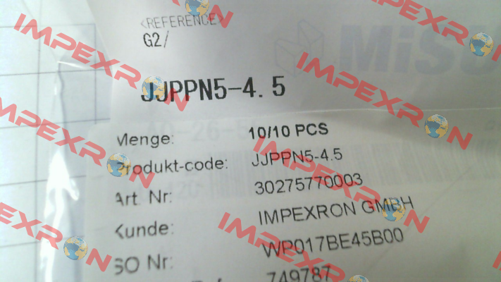 JJPPN5-4.5 Misumi