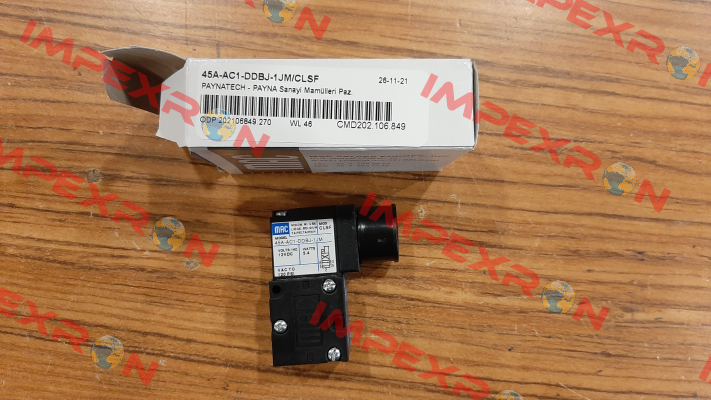 45A-AC1-DDBJ-1JM МAC Valves