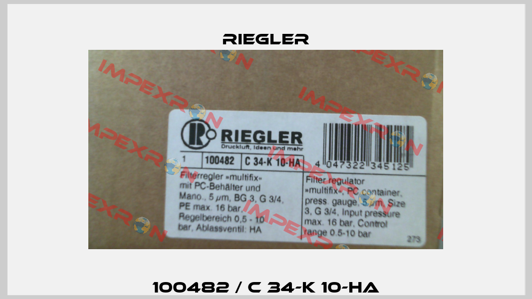 100482 / C 34-K 10-HA Riegler