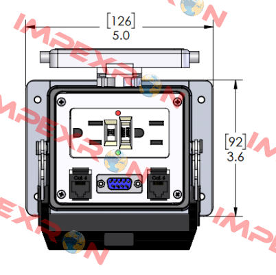 GF-DB9-2RJ45-32 MENCOM