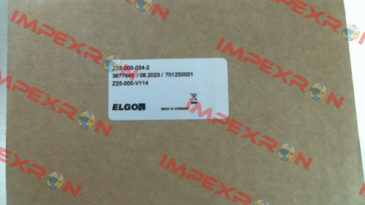 Z25-000-024-2 Elgo