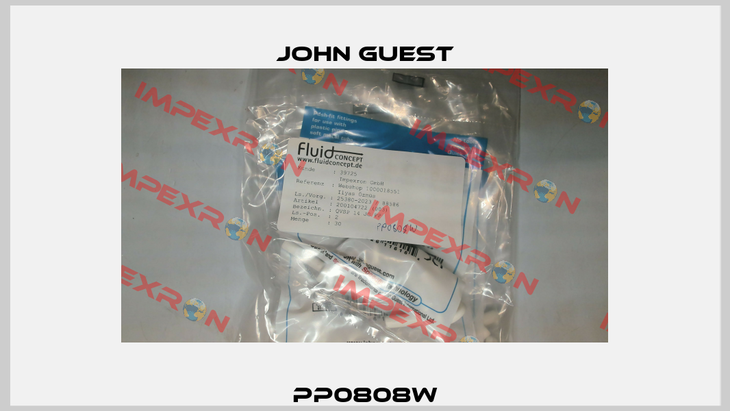 PP0808W John Guest